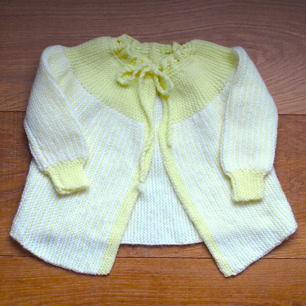 Handknit Baby Sweater